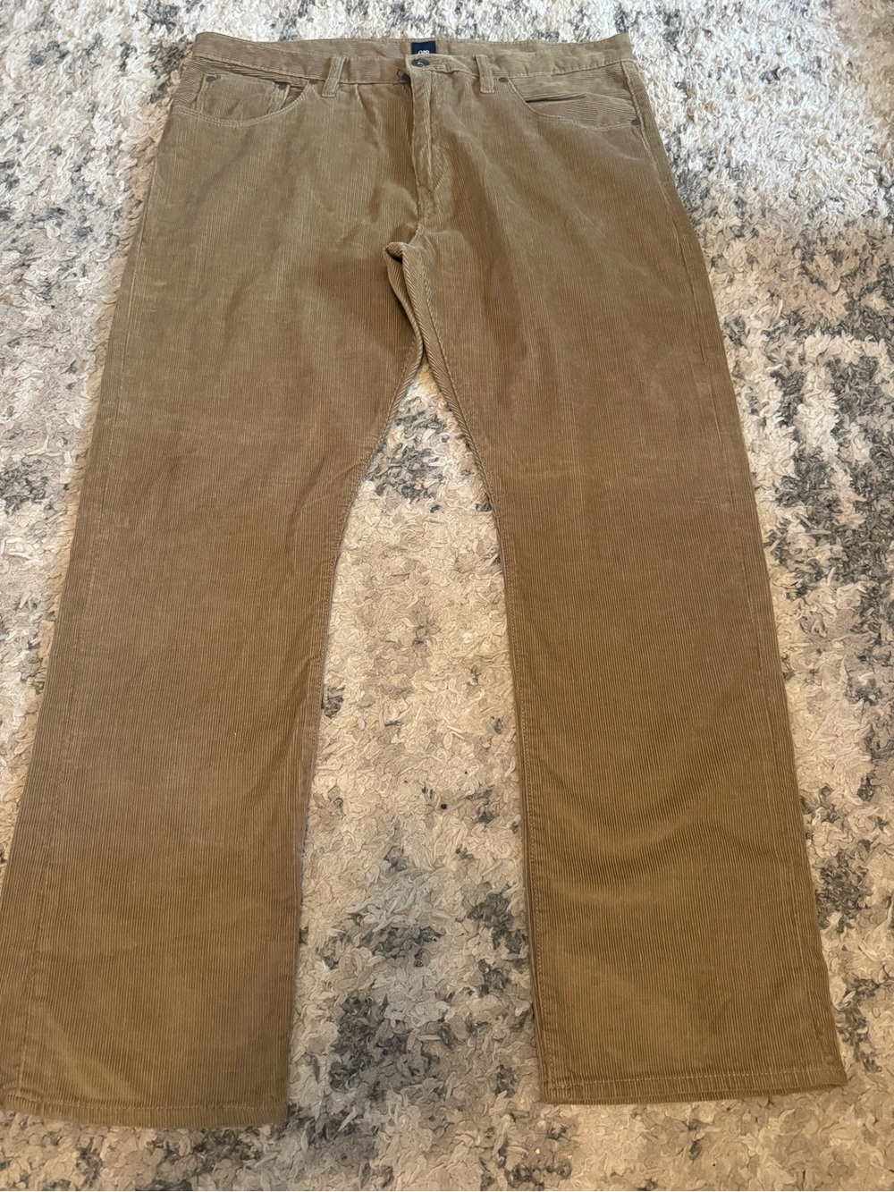 GAP 36x30 Men's Corduroy Pants in Tan Brown